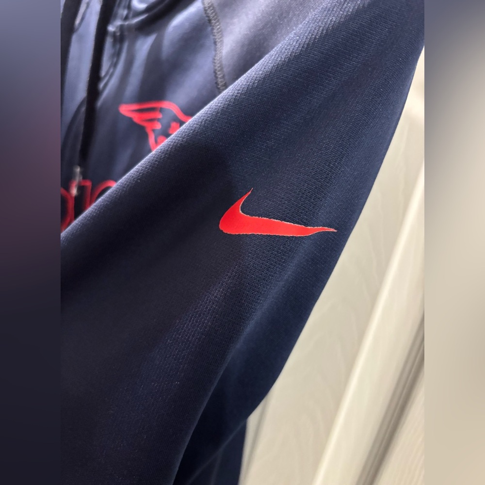 NFL Nike Navy Therma-Fit Patriots Jacket - Picture 2 of 5